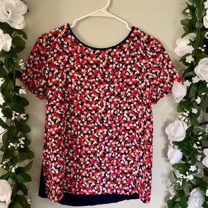 DVF Floral blouse